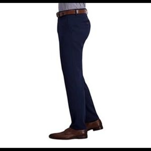 NWT Mens Blue 36Wx30L Hagger Flex Series H26 Slim Fit Dress Pants